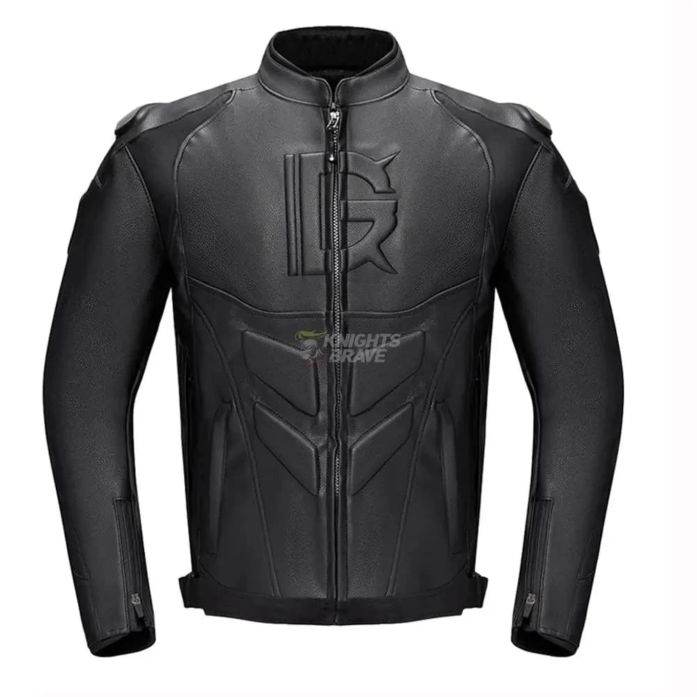 veste motard noire