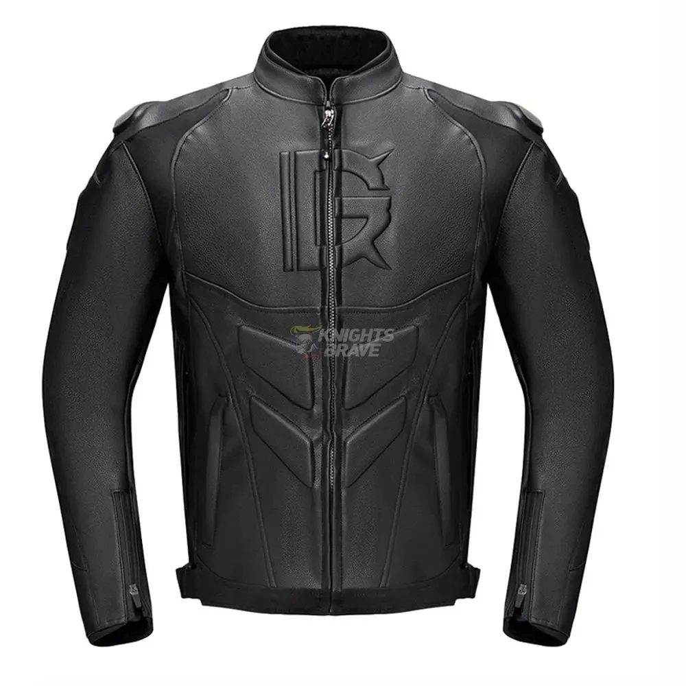 veste motard noire